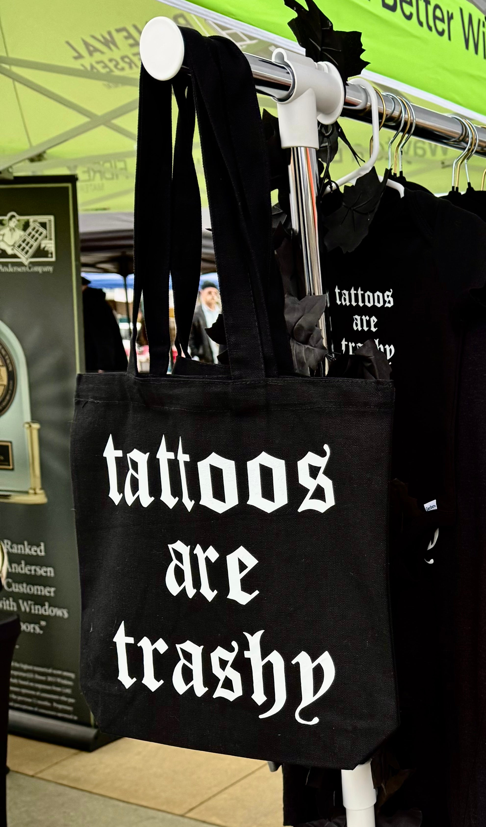 Sassy Statement Tote: ‘Tattoos Are Trashy’ – Made to Order